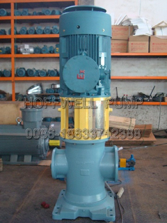 Bomba de tres tornillos de doble succión vertical 3GL para líquidos